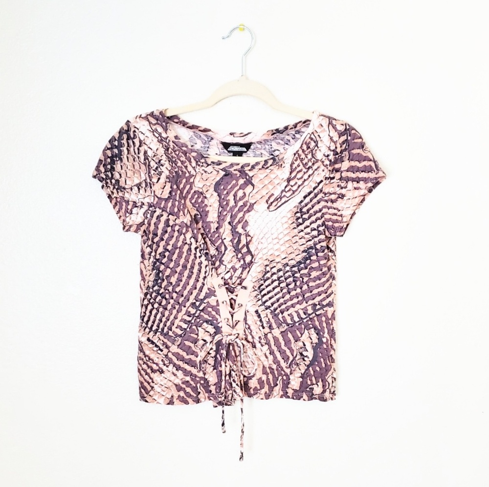Project Runway Snake skin Print Top